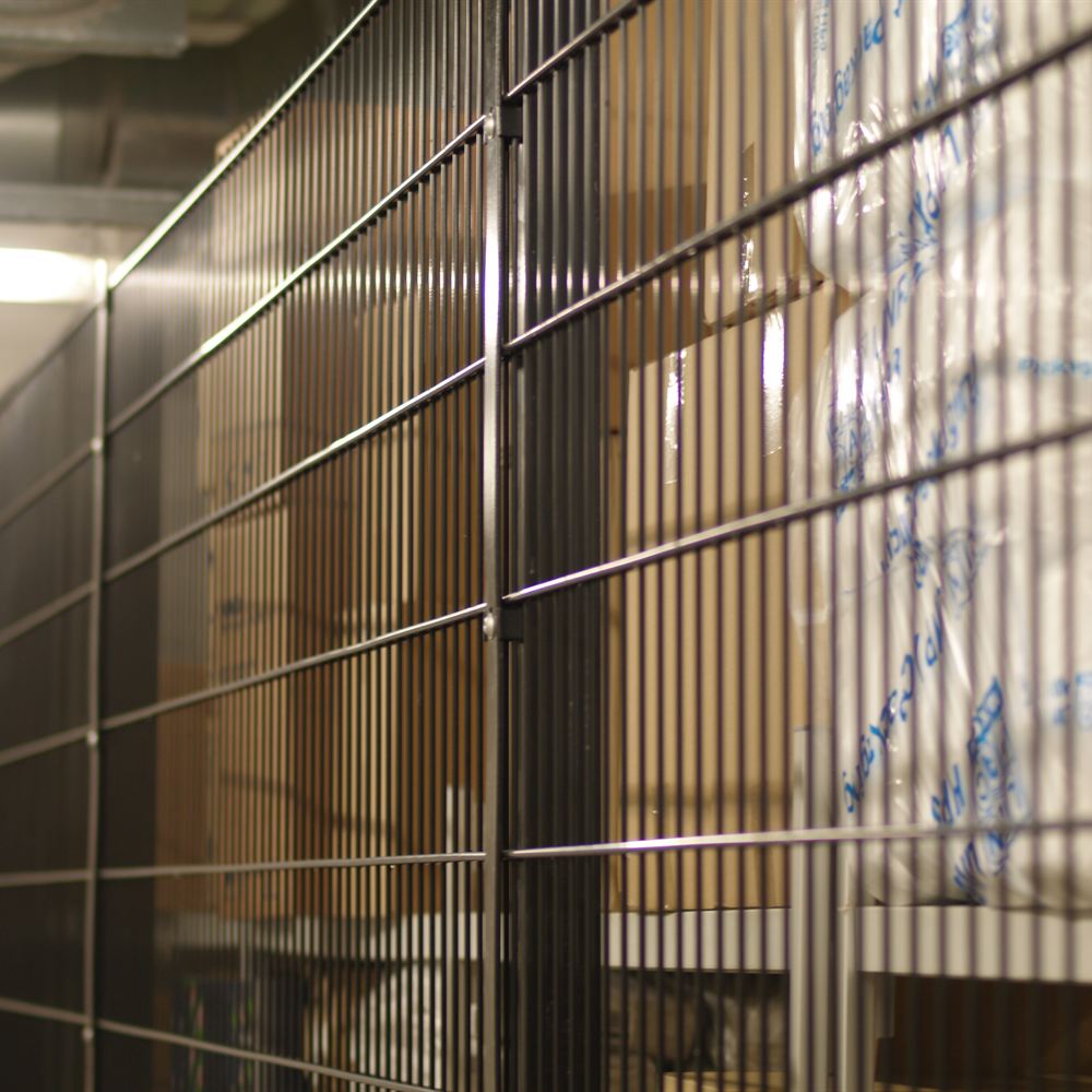 Twin Wire 868 Mesh Panel 2.0m x 3.0m - Black RAL 9005