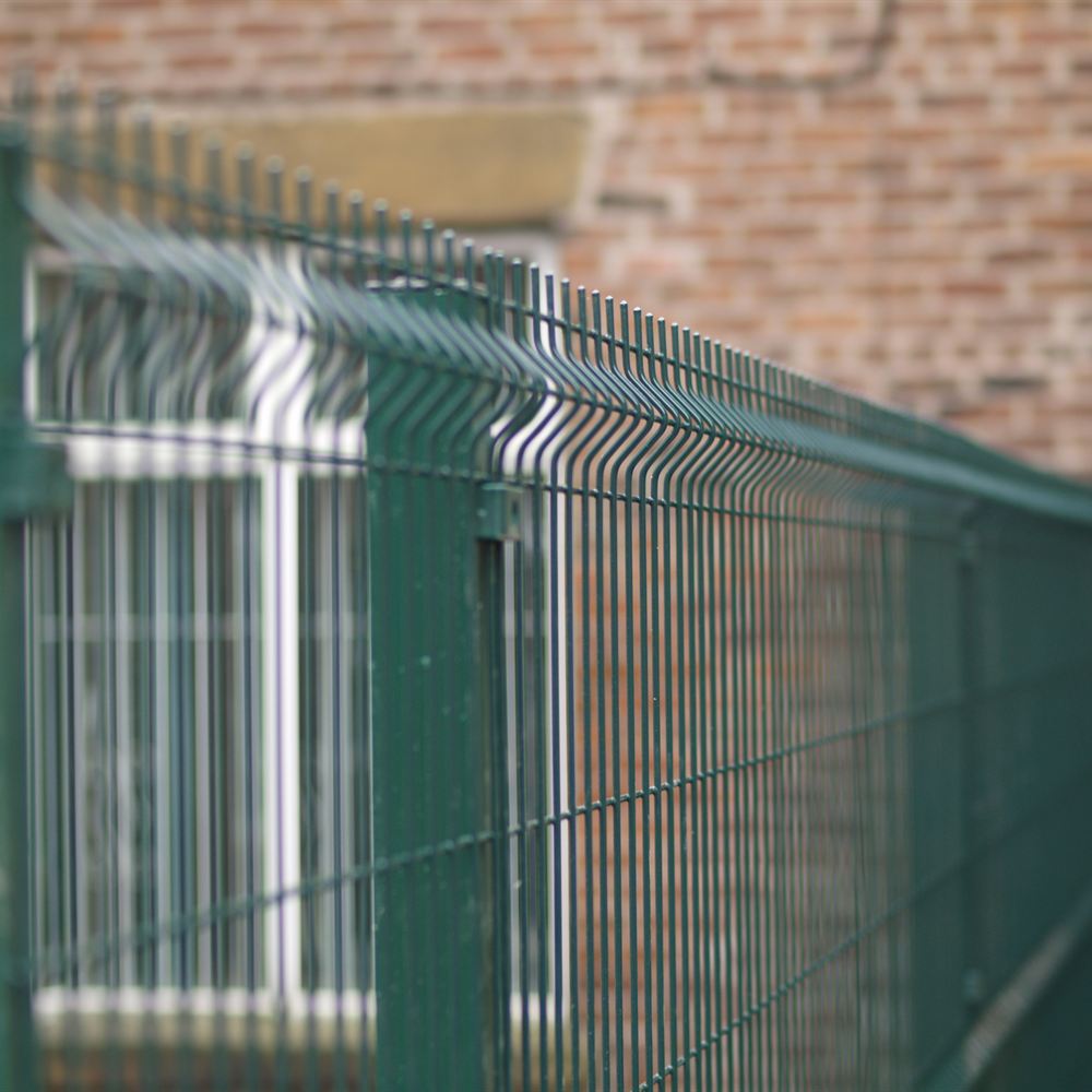 V Mesh Security Fencing Panel 2.0m x 3.0m - Green RAL 6005