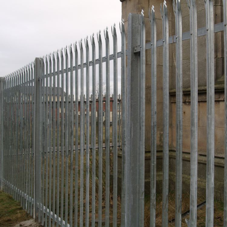 1.2m Traditional Heavy Palisade D-section - Complete 2.75m Run, Dig-In (1 Bay)