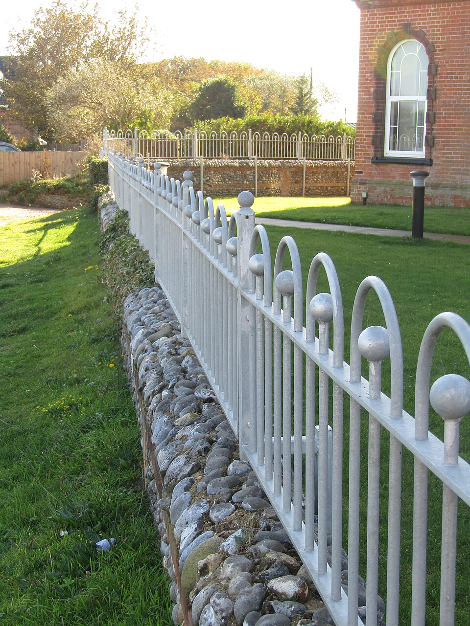 Bow Top Railing Panel 1.0m x 2.75m - Green RAL 6005