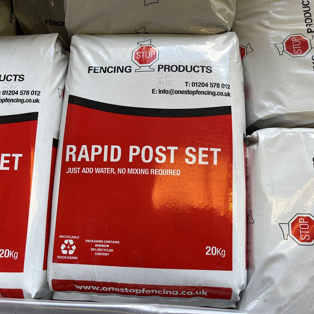 Rapid Set Post Mix 20kg Bag (2 Bags Per Post Recommended)